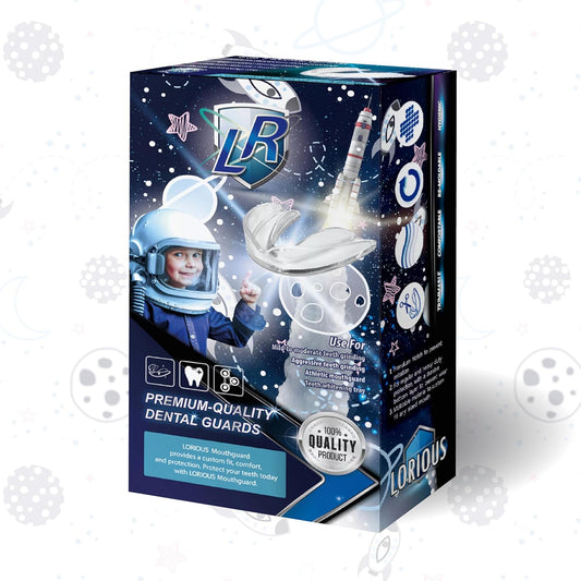 Moldable Mouthguard Custom Fit for Grinding Teeth & Clenching Night & Day Protection Pack of 6 in 2 Sizes for Kids & Small Mouths