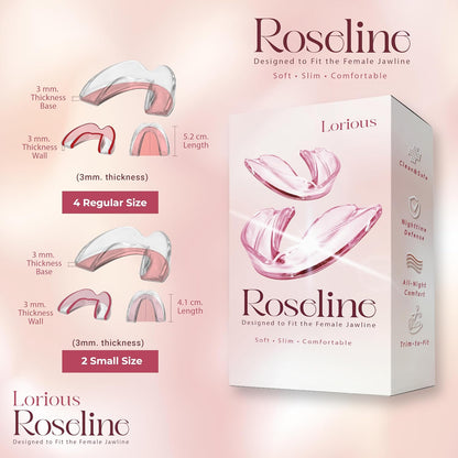 6-Pack Moldable Mouth Guards for Teeth Grinding and Clenching – Clear Dental Night Guards for Women with 4 Regular and 2 Small Sizes – Comfortable, Custom-Fit Protection for Day or Night Use