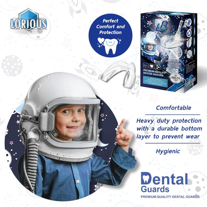 Moldable Mouthguard Custom Fit for Grinding Teeth & Clenching Night & Day Protection Pack of 6 in 2 Sizes for Kids & Small Mouths