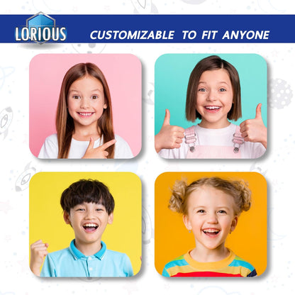 Moldable Mouthguard Custom Fit for Grinding Teeth & Clenching Night & Day Protection Pack of 6 in 2 Sizes for Kids & Small Mouths