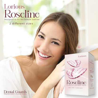 Pink Moldable Mouth Guard for Teeth Grinding and Clenching – 6-Pack Dental Guards in 2 Sizes (4 Regular + 2 Small) – Comfortable Night Guard for Women