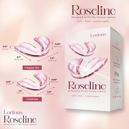 Pink Moldable Mouth Guard for Teeth Grinding and Clenching – 6-Pack Dental Guards in 2 Sizes (4 Regular + 2 Small) – Comfortable Night Guard for Women